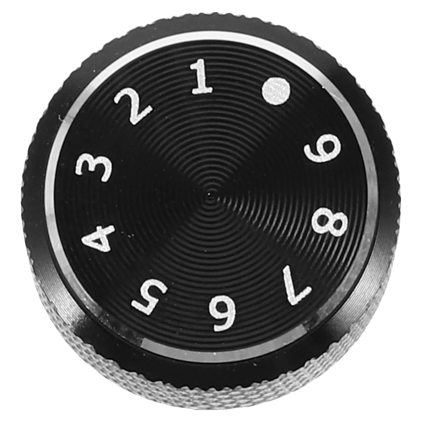 

Potentiometer Knob Guitar Volume Control Bass Cap Aluminum Alloy Slip-Resistant Mesh Design Clear Marking Guitar Sound Control