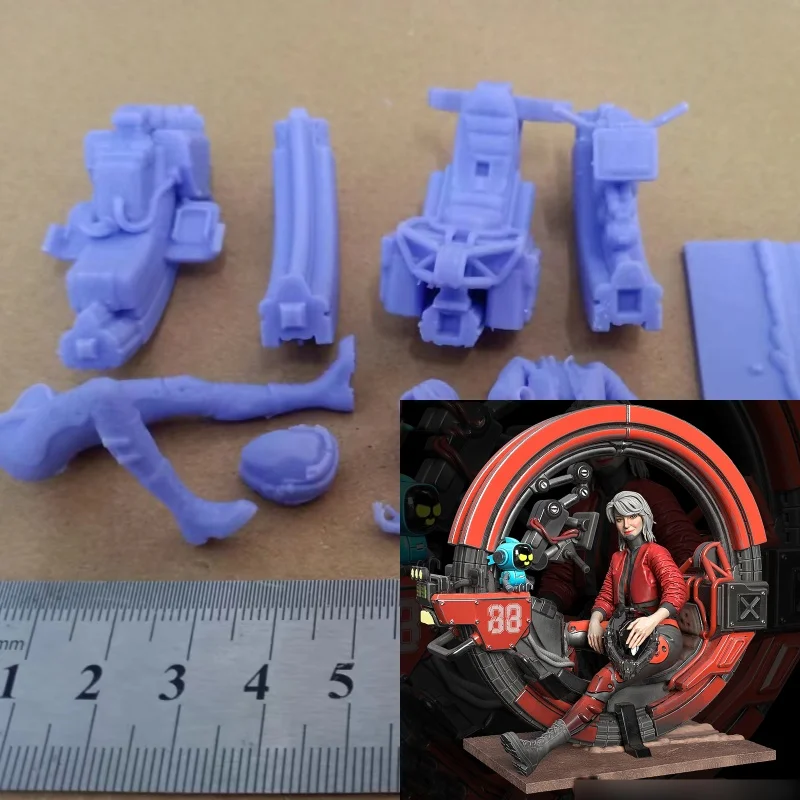 

Future Tank Finnick Resin Figure Model Kit 1/24 Scale 75mm Unpainted Unassembled