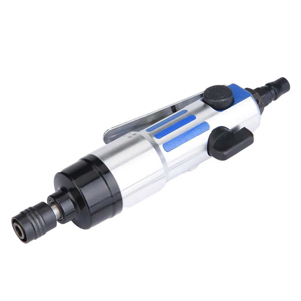 1/4 Inch Chuck Pneumatic Screwdriver Reversible Rotation Straight Hand Design Air Powered Screwdriver Professional Grade