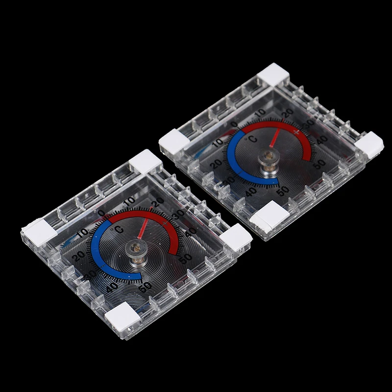 Multímetro de medición de disco graduado, termómetro para ventana, interior, exterior, jardín, hogar,-50 °C ~ 50 °C