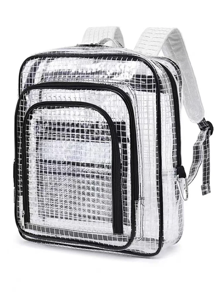 

Anti-Static Dust-Free Thiened Work Net Bapa Transparent PVC Tool Storage Bag Crossbody Bag for Men And Women Youth
