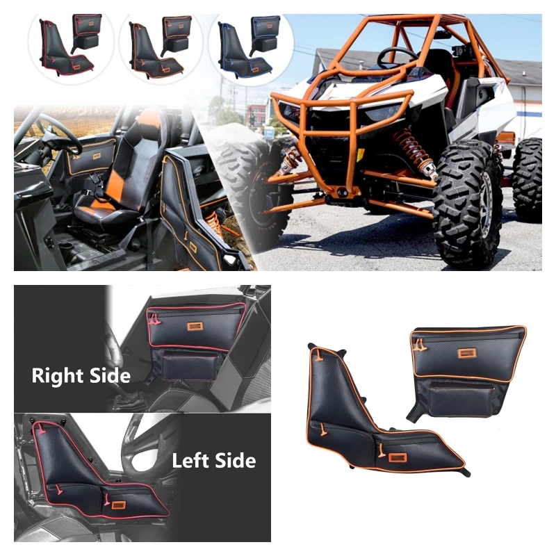 

RZR RS1 Side Door Storage Bags Tool Storage Door Bag Offroad UTV Seats Door Bag and Arm Rest Set For Polaris RS1 2018+