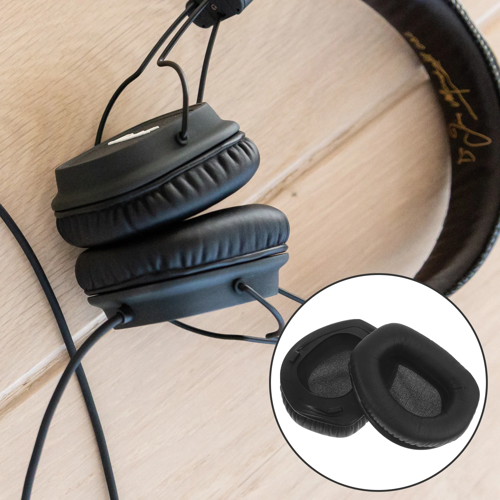 

2Pcs Earphone Cover Supple Replacement Ear Pads Compatible for Sennheiser Rs165 Rs175 Rs185 Rs195 Noise Reduction Headphone