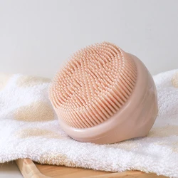 Soft Silicone Body Brush para Bath Shower, Esfoliante Scrub, Skin Massager, Scrubber