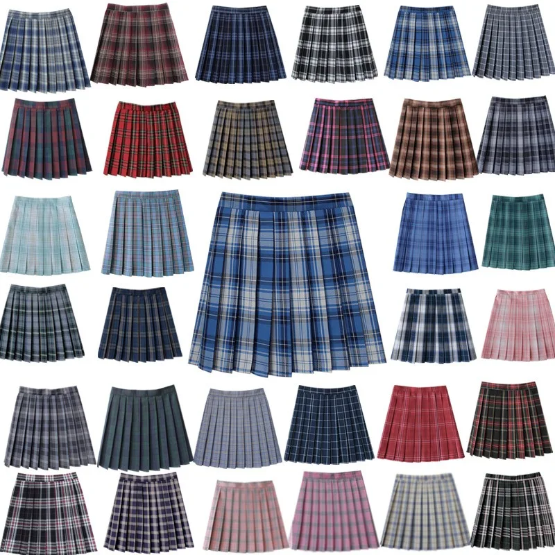JK Uniform Plaid Skirt Japanese Academy Style Pleated Skirt High Waisted Short Skirt Performance Uniform Korean Style Mini Skirt