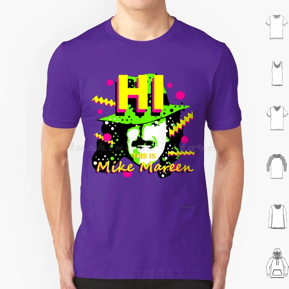 Hi This Is Mike Mareen T Shirt 6xl Cotton Cool Tee Mike Mareen Italo Disco Italo Disco King 80s 1980s Graphic Design Love 80s