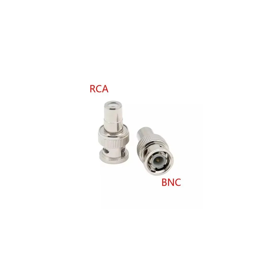 2 pieces of pure copper core BNC male to AV female monitor audio video adapter BNC Q9 to RCA to Lotus female head
