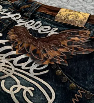 10 best sales Calça jeans de cintura baixa estilo anos 2000 - №7