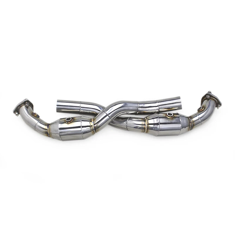 

LXBY-Exhaust Straight Downpipe For PORSCHE 911 997.1/997.2 Carrera 2004-2012 Custom Stainless Steel Pipe Muffler Exhaust System