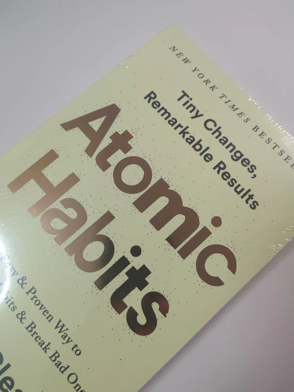 العادات الذرية بقلم جيمس واضحة طريقة ثابتة سهلة لبناء عادات جيدة كسر سيئة كتب التحسين الذاتي للإدارة الذاتية