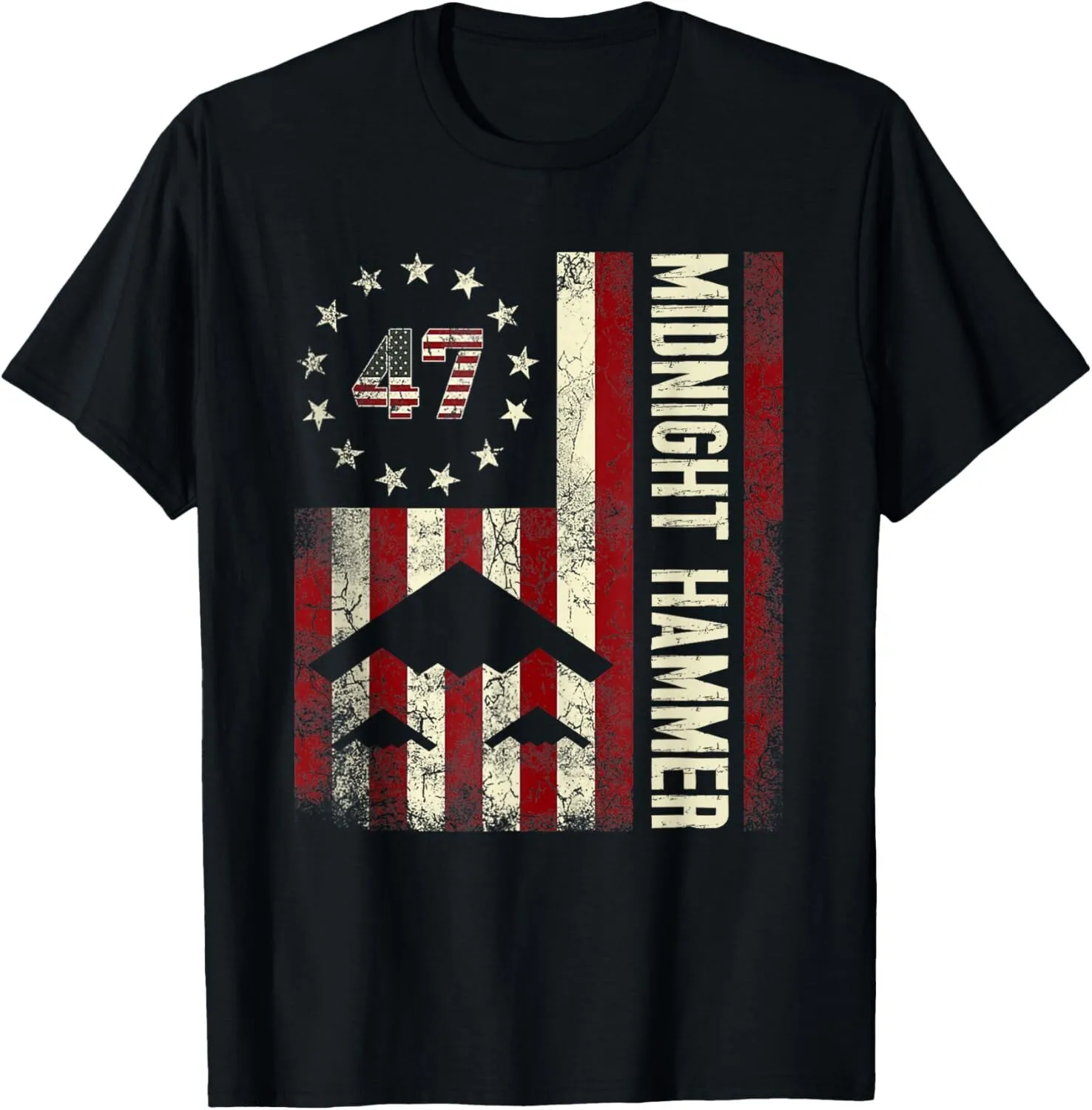 

Футболка унисекс Trump Retro Operation Midnight Hammer с американским флагом