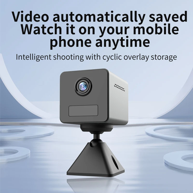 

Mini WiFi Home Security Camera HD Night Vision Wireless Surveillance Cam with Remote Control