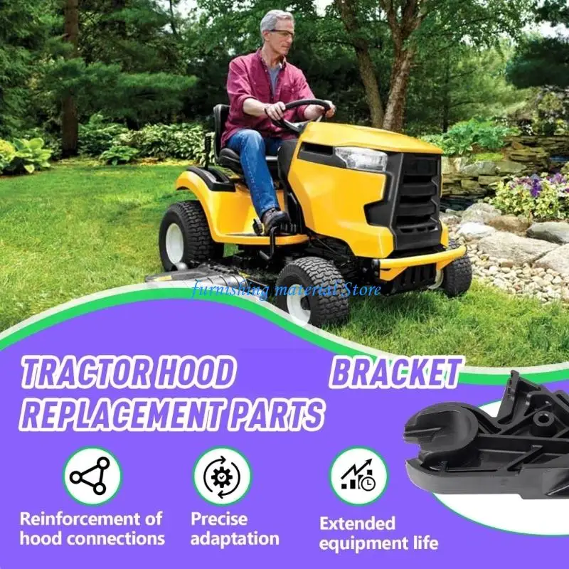 Y5GD Hood Pivots Bracket Plastic Engine Hood Support Replacement Part Compatible for Lawn Tractor Replacement Repair Work