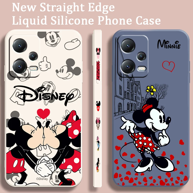 Disney-funda de teléfono para Xiaomi Redmi Note 12, 12S, 12R, 11, 11T, 11S, 10, 10S, 9, 8T, Pro Plus, 5G