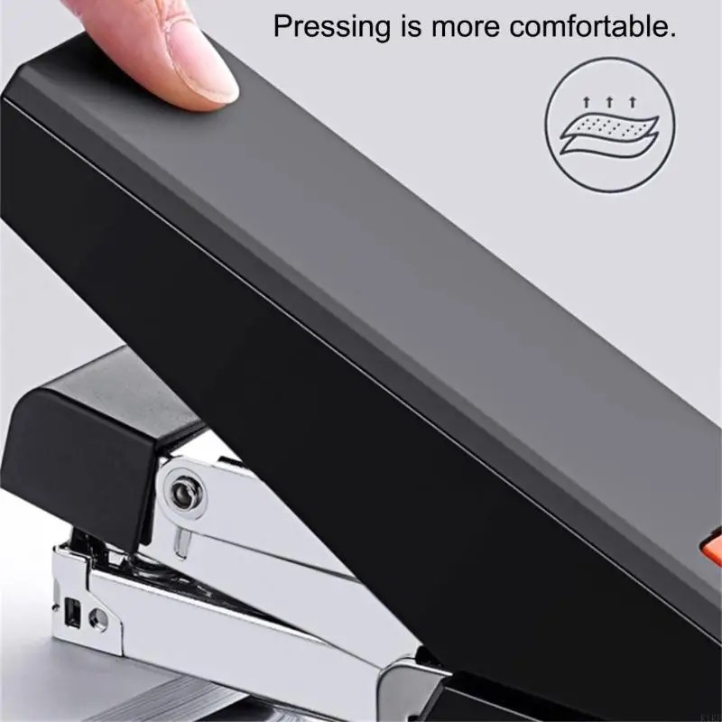 دباسة شديدة التحمل مع 1000 دباسة سعة 50 ورقة ومقبض مريح ودباسة موفرة للعمالة للوازم المكتبية المدرسية K1KF