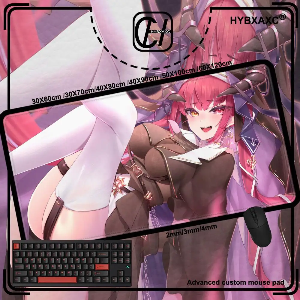 

ololive Houshou Marine Mouse Pad Keyboard Mousepad large 1200X600 mm Desk Mat PC Gamer Office Carpet Home Table pad