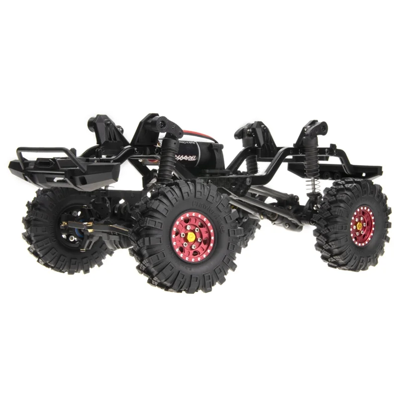 メタルビードロックホイールリムタイヤセット,車のrcアキシャルscx24,ax24,trx4m,fcx24,3,62x21mm, 1 ", 2", 4個