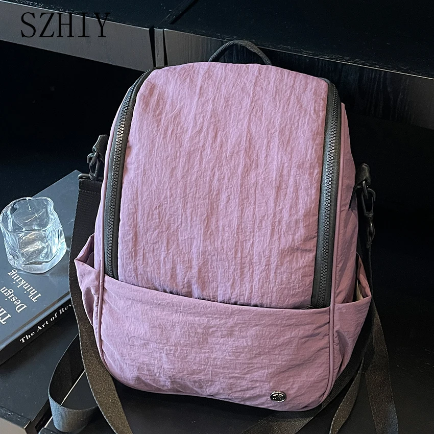 

Модный женский рюкзак с мягкой спинкой, дизайнерская дорожная тканевая сумка, офисный рюкзак для отдыха и работы, школьный карман для девочек, новый Sacos Para Mujer