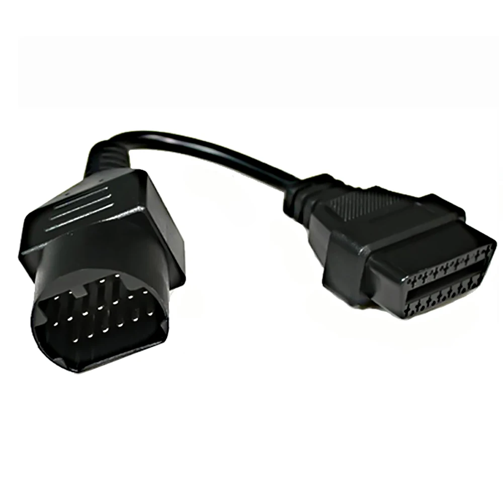 New OBD 17 Pin OBD to OBDII 16 Pin OBD2 Diagnostic Adapter Connector Adapter Cable Fit for Mazda OBD 17 Pin interface