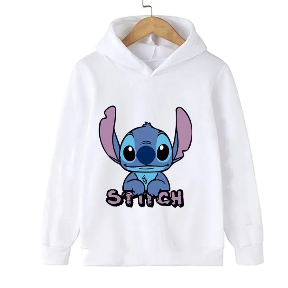 Kawaii Women\'s Sweatshirts Funny Stitch Cartoon Print Hoodies Women Harajuku Autumn Cute Anime Streetwear Hoody Female Hoodie