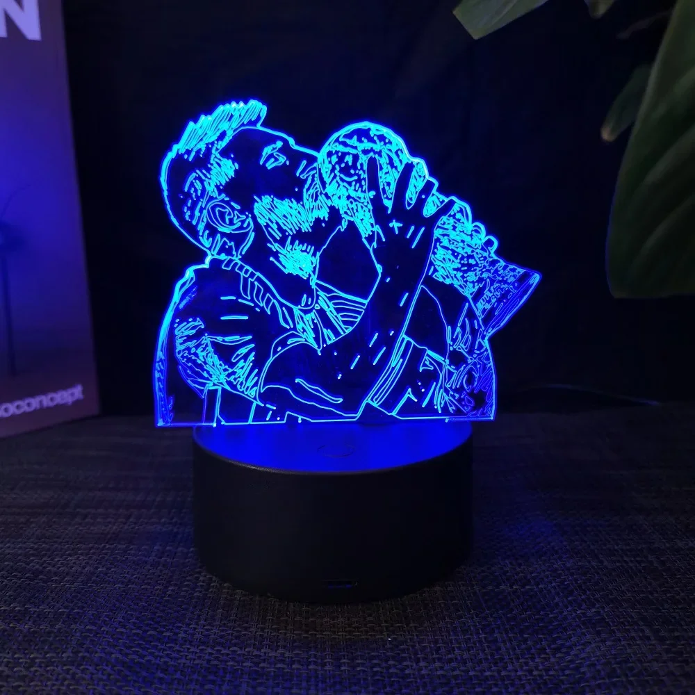 Footballer 3D acrylic night light can change 16 colours to decorate the room is a great  gift for sports fans boys and girls