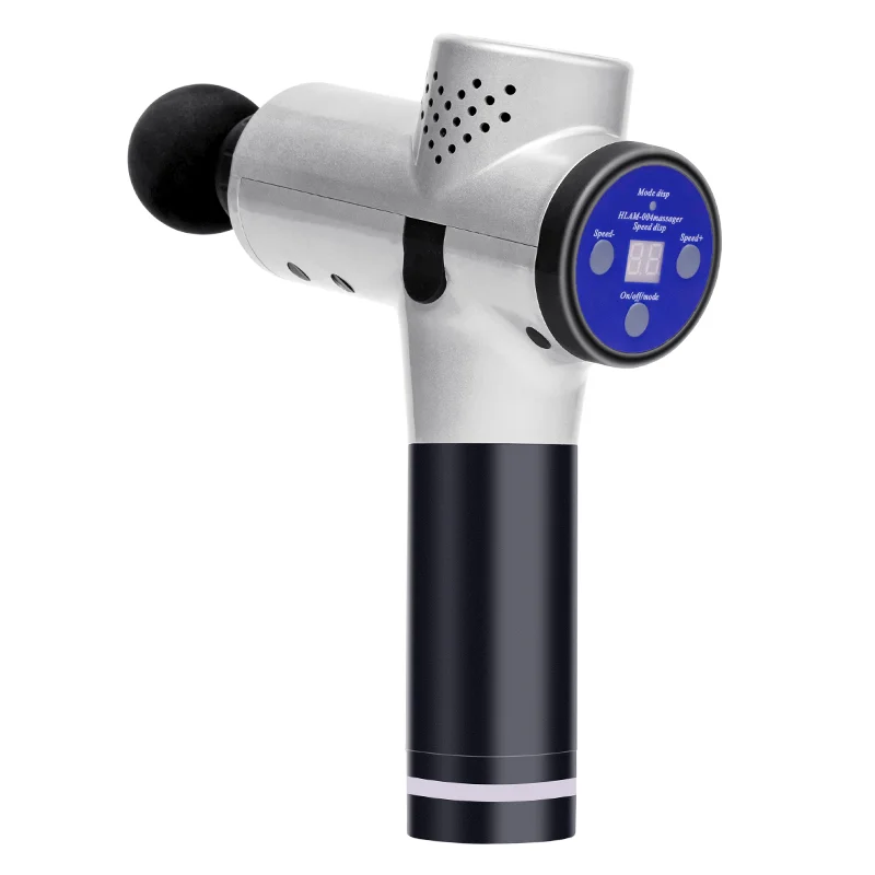 2023 Factory New Portable Adjustable Deep Chiropractor Fascial Muscle Massage Gun Shockwave Therapy Physical Therapy Equipment