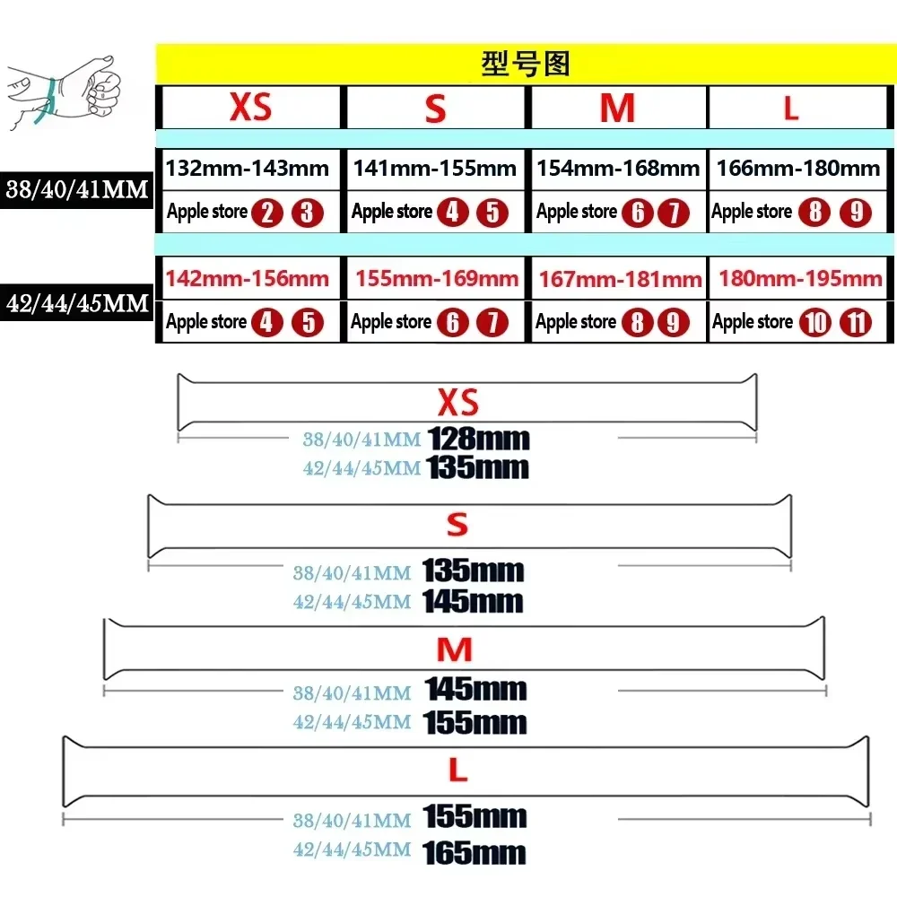 الفرقة ل أبل سلسلة ساعات 10 46 مللي متر 42 مللي متر 9 7 8 5 SE 6 44 مللي متر 45 مللي متر 40 مللي متر 38 41 مللي متر الترا 49 مللي متر سوار كوريا مضفر سولو حلقة حزام