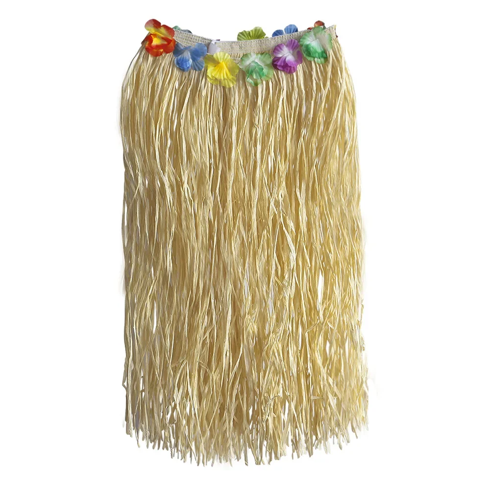 Stage Performance Clothing Seaside Vacation Dress Props Party Hawaiian Grass Skirt Simulated Straw Skirt