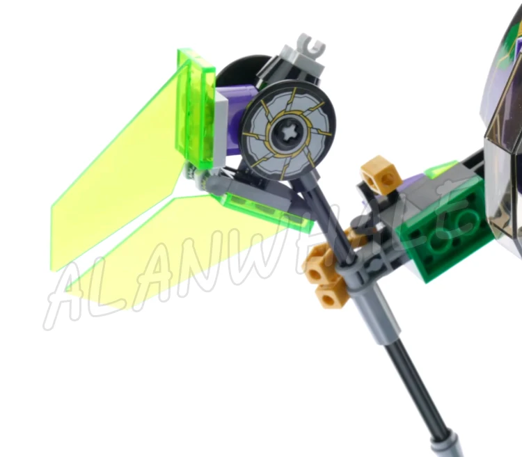 444pcs Super Fighter Luthor Mech Takedown Escape pod Glider Energy Infusers 10843 Building Blocks toy Compatible With Model