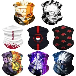 Anime Naruto Cosplay Akatsuki Itachi Bandana Polyester Mask Men Women  Mask Winter Mask Scarf Neck Mask Breathable Outdoor Warm