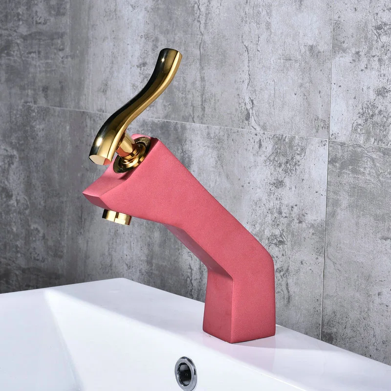 Multi-color basin faucet Hot and cold faucet Red brass faucet