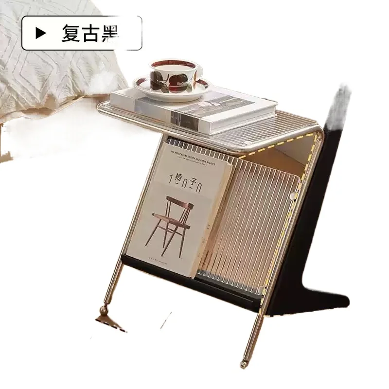 Solid Wood Side Table Mini Small Coffee Table Creative Sofa Bedside End Table For Bedroom Living Room Home Furniture - view 3