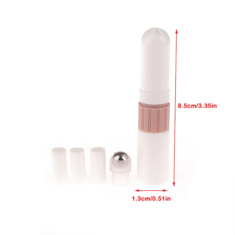 2-in-1 Blank Nasal Inhaler Sticks with Lanyard Essential Oil Aroma Diffuser Empty Aromatherapy Inhalers Tubes for Personal Use view 6