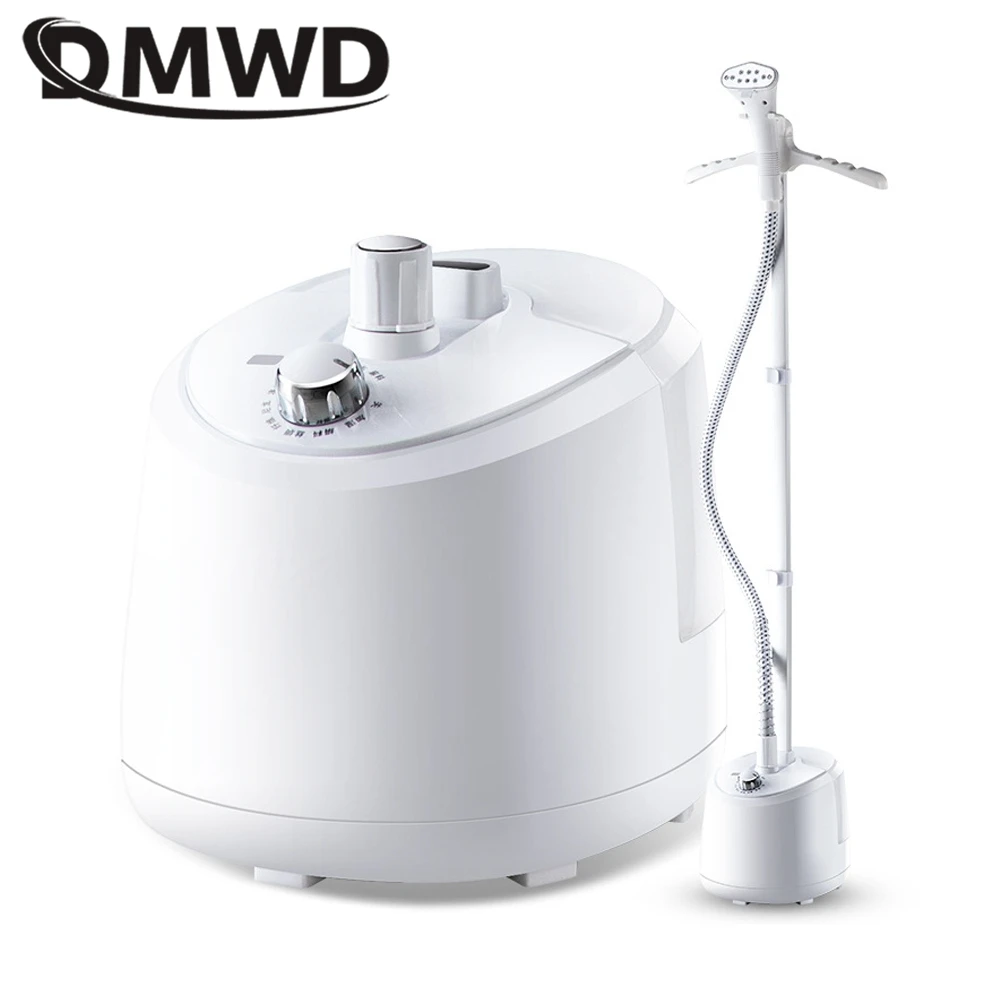 DMWD Household Ironing Machine Electric Garment Steamer Clothes Steam Iron 2L Water Tank Adjustable Rod For 10 Fabrics 220V