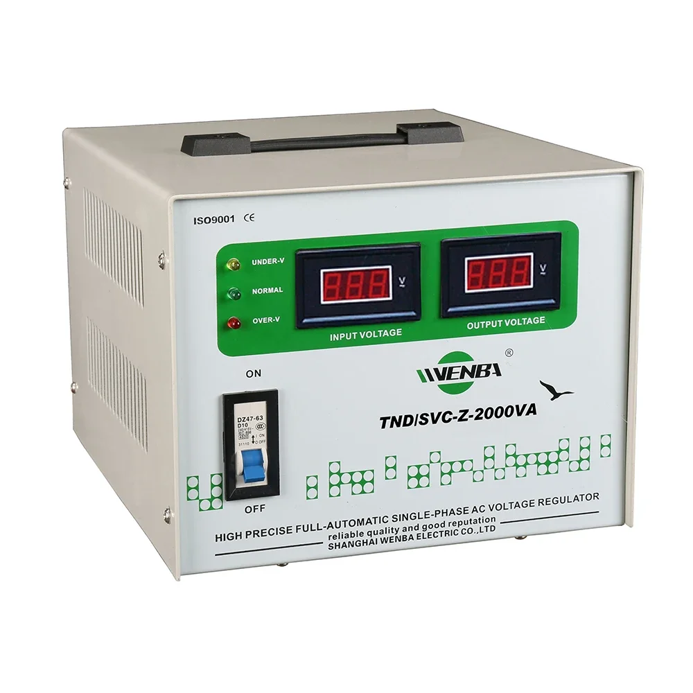 Estabilizador de tensão automático com display LCD LED, servo regulador de tensão, TND, 5KVA, AVR, 4KW, 5 KW, 5000W, 110V, 220V