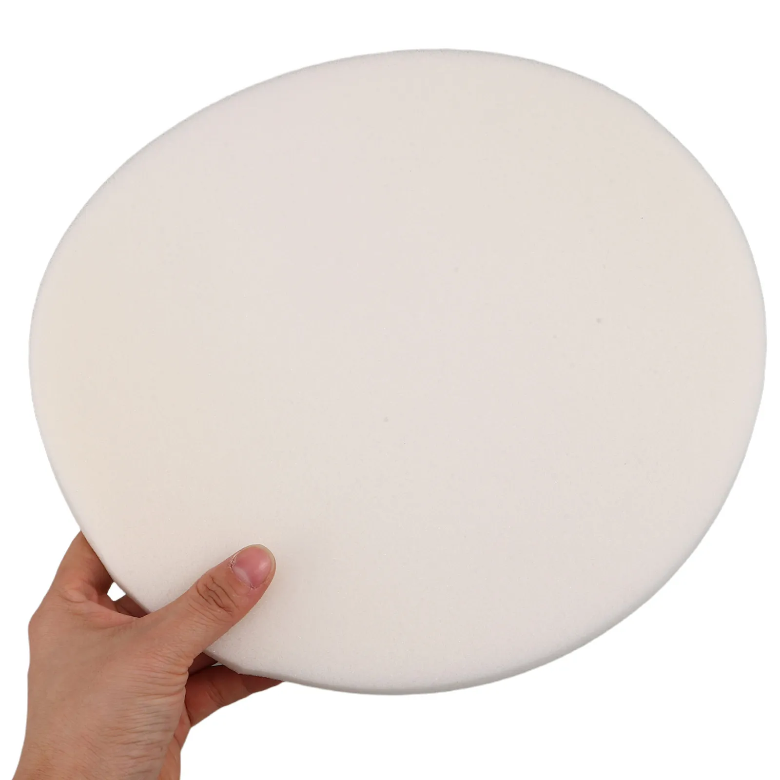 2Pcs Round Foam Chair Cushion Pads Replacement 13.4x0.8in Soft Seat Filler Inserts for Dining Chairs Bar Stools Sofa Cushion