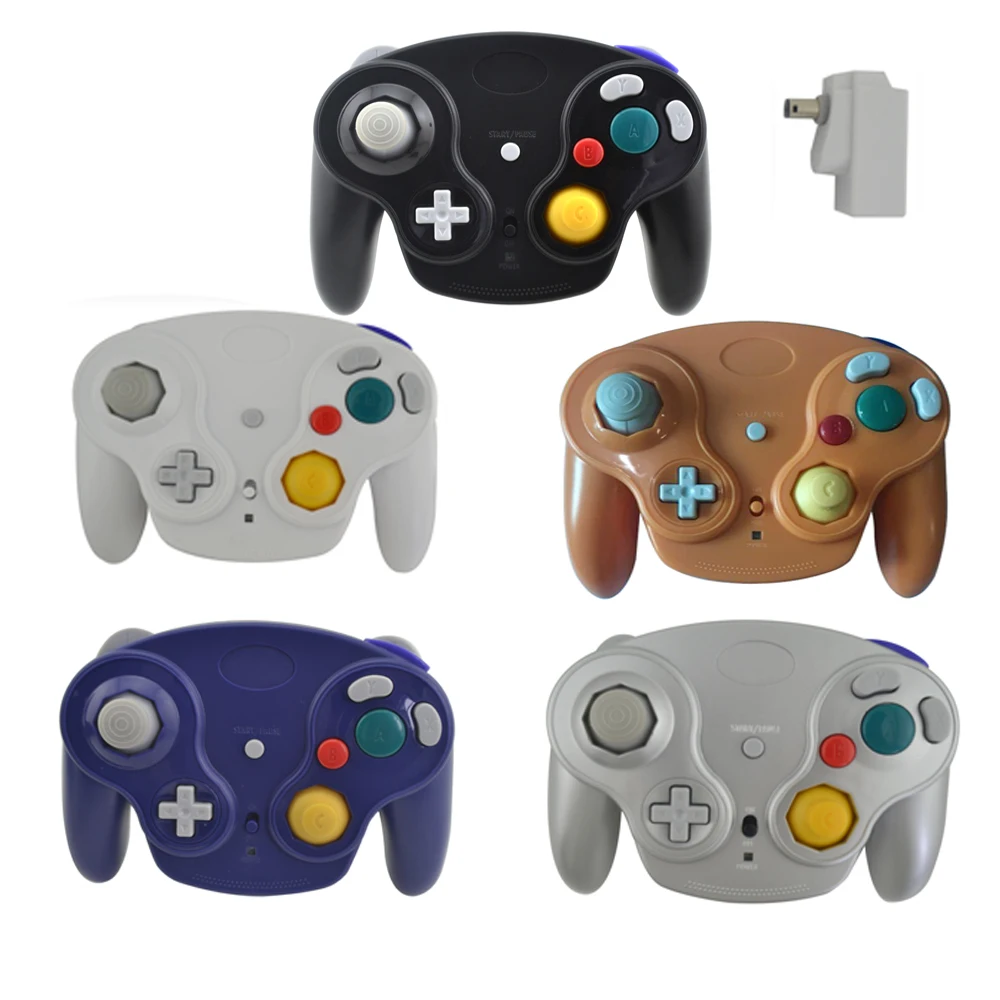 Bezprzewodowy kontroler gier 2,4 GHz dla NGC Joystick Game Pad dla GameCube dla Wii