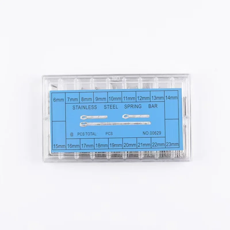 Assortment of 0.8mm Thick Stainless Steel Watch Band Bracelet Link Pin Part Cotter Pin 6mm to 23mm Length