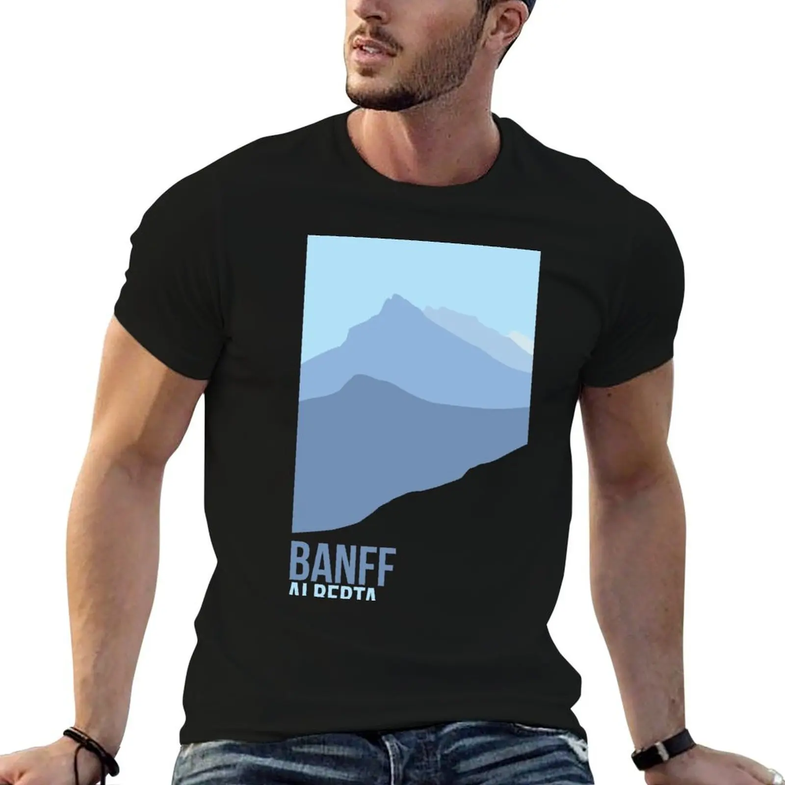 Banff T-Shirt oversized t shirt customs black t-shirts for men