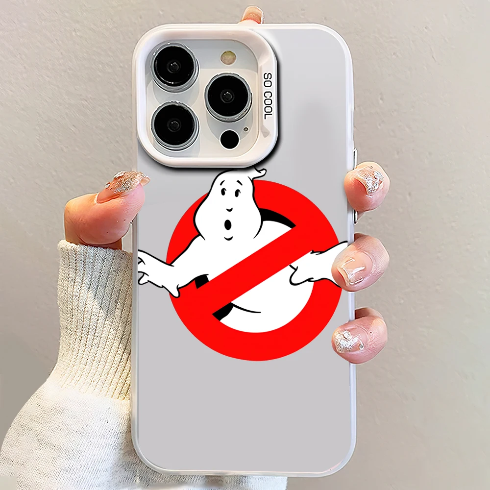 Movie E-Extreme G-Ghostbusters Laser Phone Case for iPhone 12 11 13 14 15 16 Max Pro Plus IMD Shockproof Silicone Coque