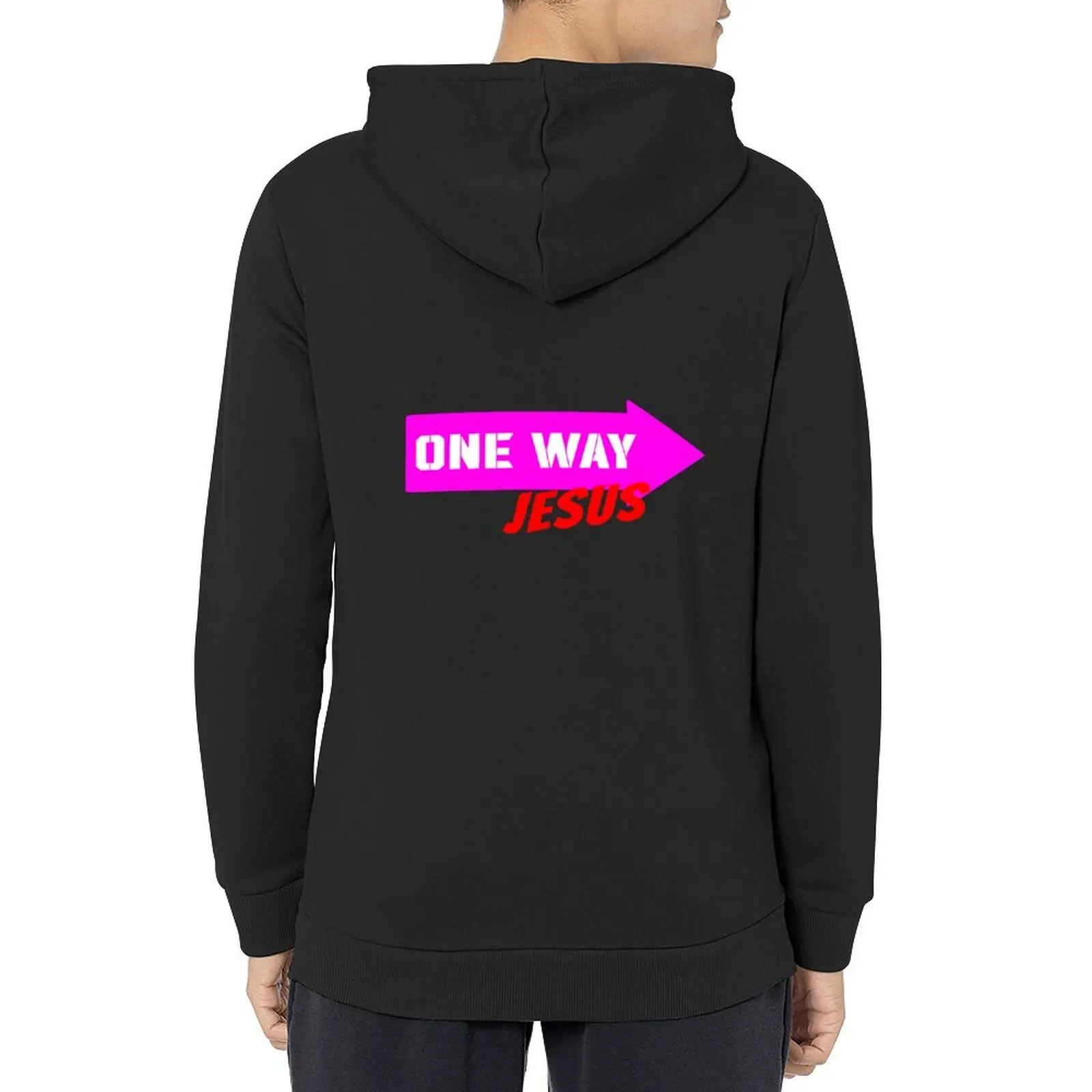 

ONE WAY JESUS PAIN GAIN Hoodie korean style clothes men's winter sweater clothes for men men's clothes hoodie men