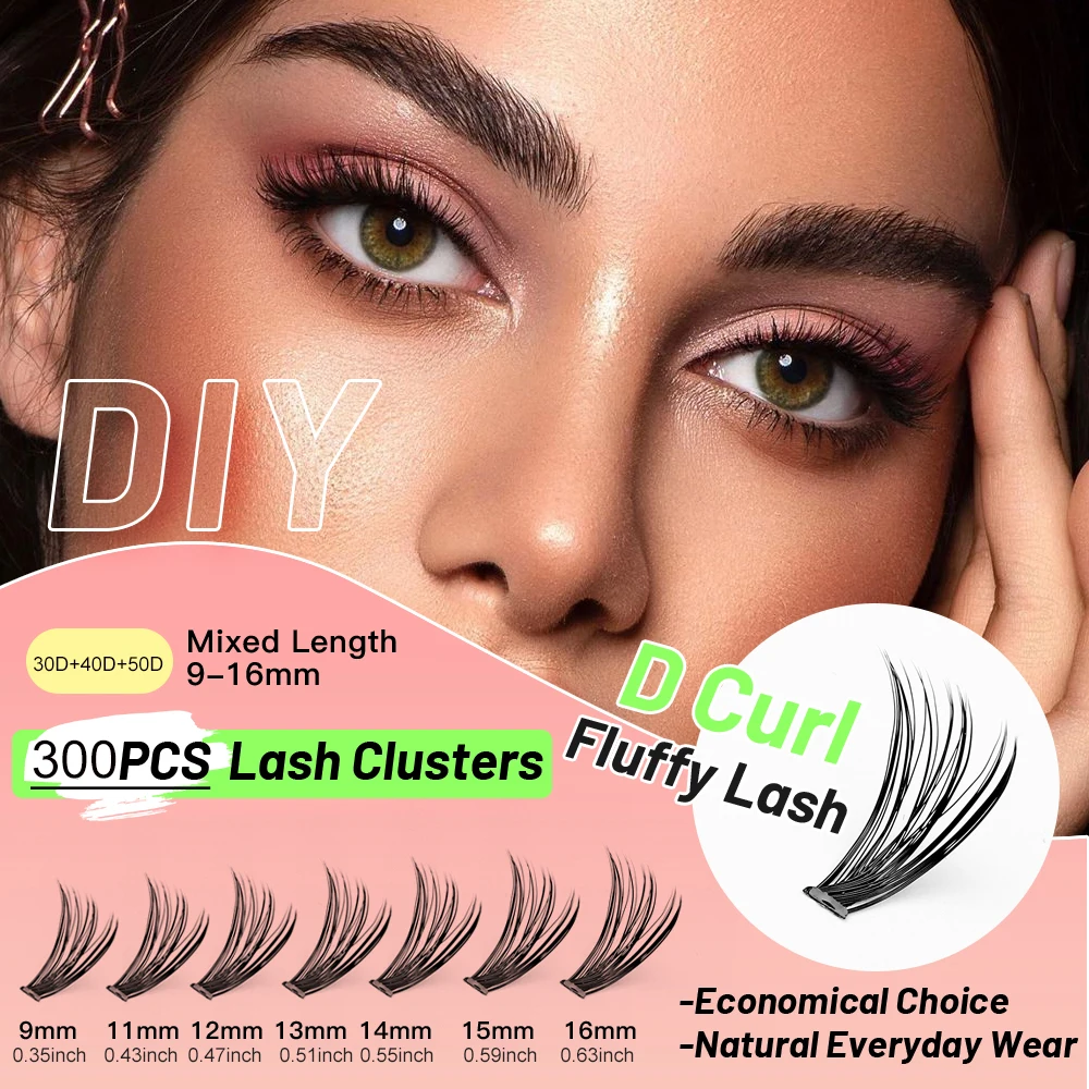 IGUIONSS lashes Clusters30D 40D 50D Eyelash Extensions false eyelashes Eyelash Clusters DIY Lash Extension makeup