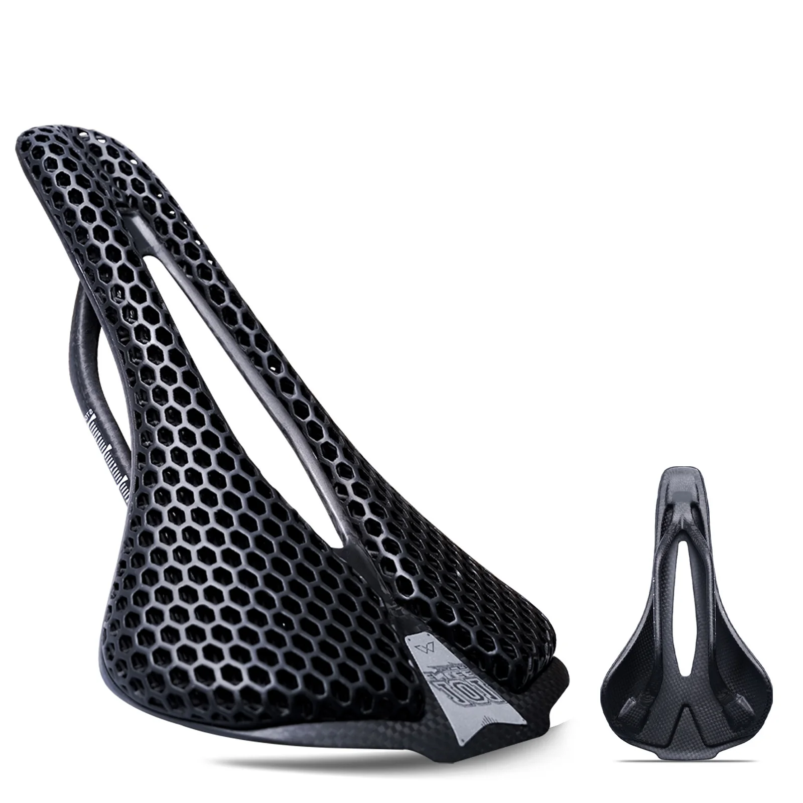 

Bicycle Seat Cushion 3D Technology Printing Carbon Fiber Road Mountain Bicycle Honeycomb Saddle Cushion