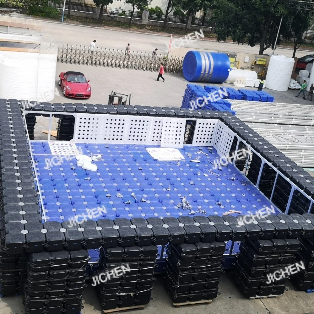 JC Water Park Plastic Pontoon Platform Sea Pontoon Floating Box Fishing Breeding Floating Platform Outdoor Reservoir