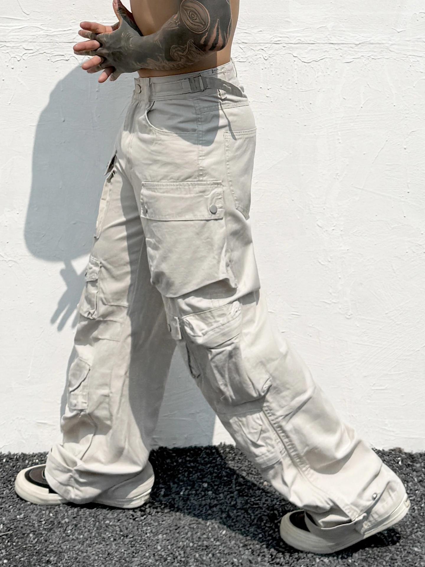American Style Street Multi-Pocket Work Pants Men Loose 2026 New Straight Function Casual Pants Street Match All-Match