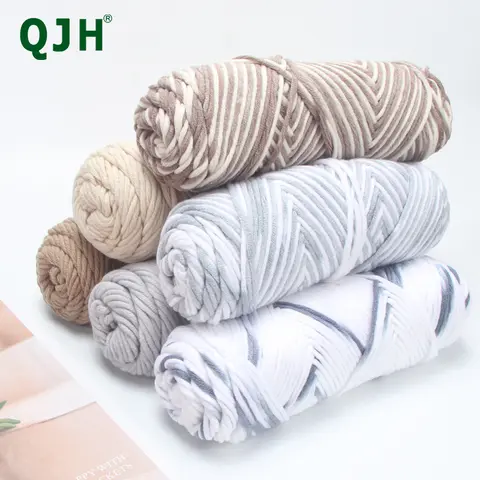 1개 소모사 면사 - 8개 가닥, 100g/3.52oz, 스카프, 모자, 스웨터, 장갑, 양말 등을 위한 크로셰/뜨개질 중간 로빙