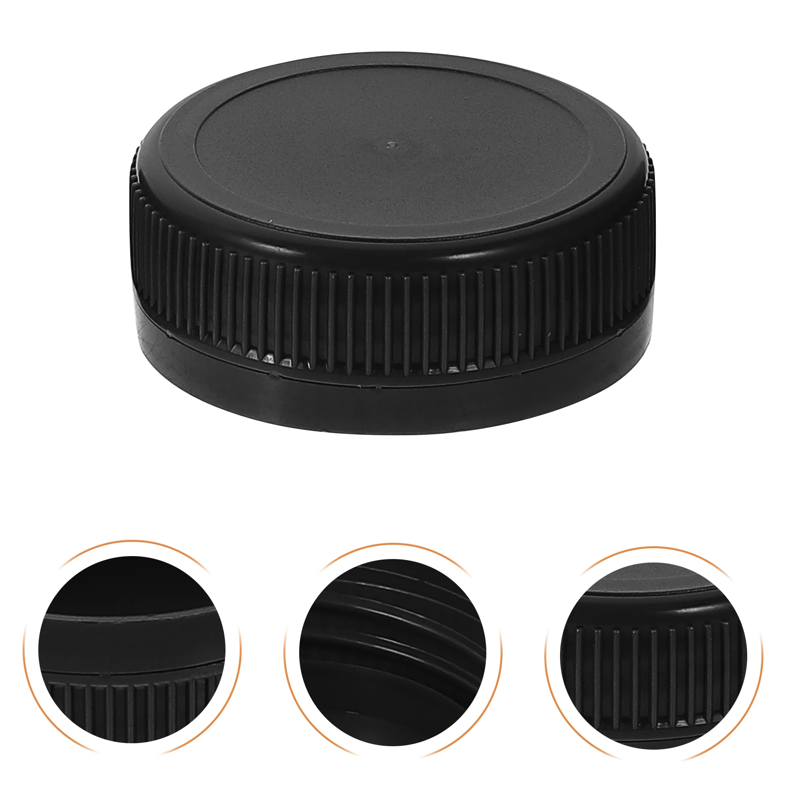 

100 Pcs Plastic Bottle Cap Juice Caps Bottles with Screw Accessories Crafts for s