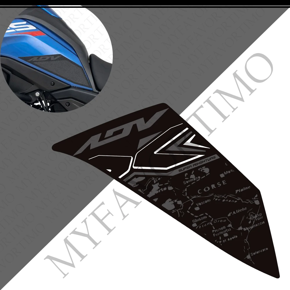 オートバイ滑り止めタンクパッドサイドニーグリップ燃料タンクプロテクターステッカーデカールkove-625x-625-x-adv-explore-2025-2026対応