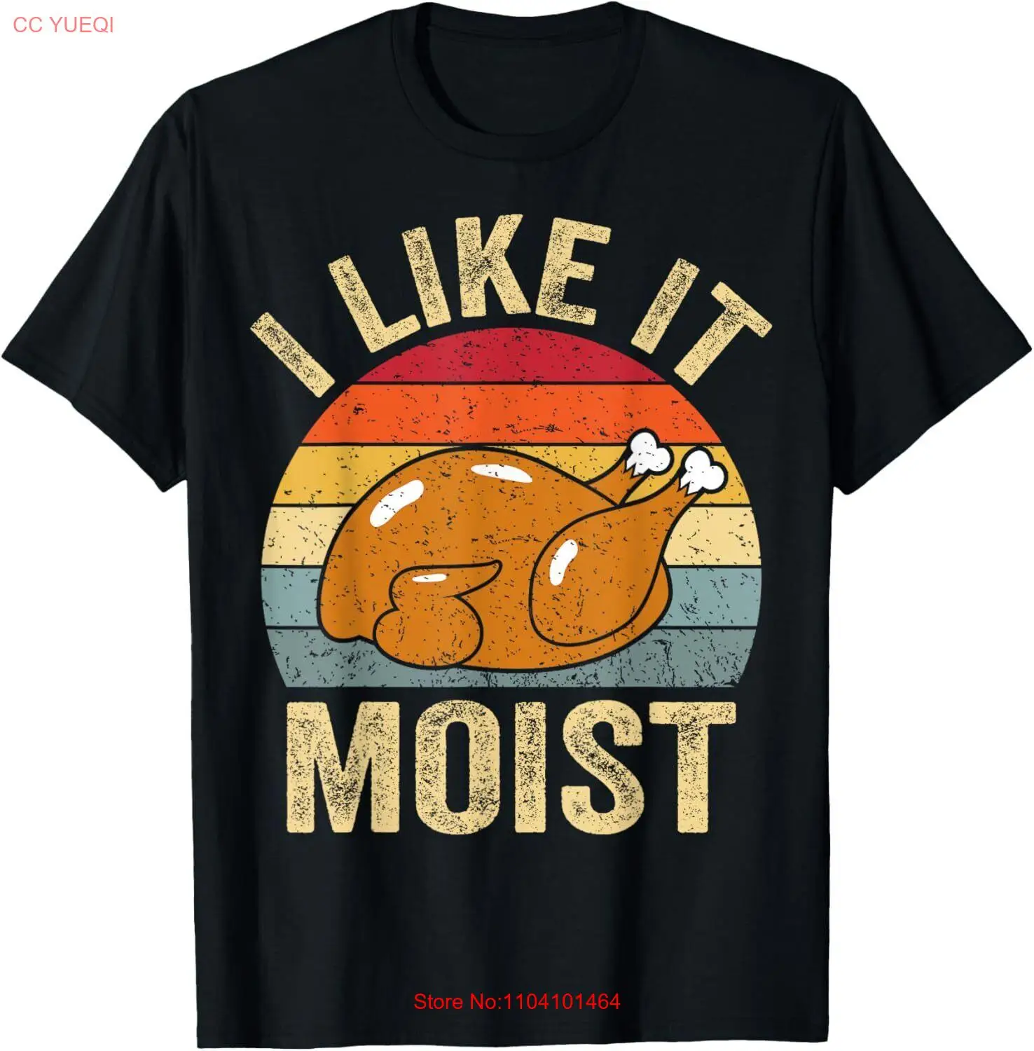 I Like It Moist Funny Turkey Thanksgiving T-Shirt Hoodie