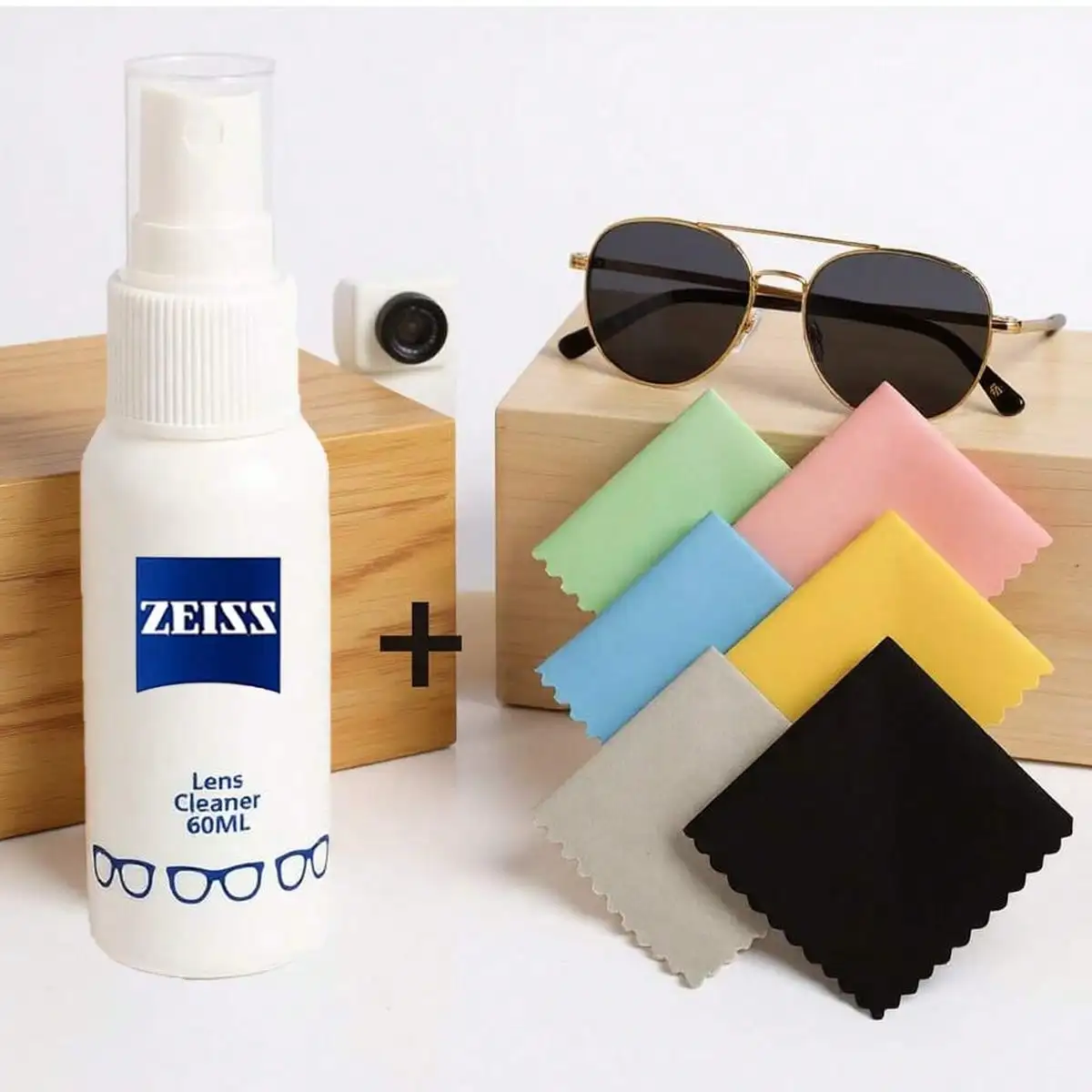 Limpiador de gafas, paño para gafas, toallitas para limpiar gafas, toallitas antivaho, spray para limpiar gafas; adecuado para limpiar pantallas de TV.